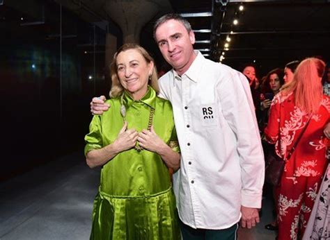 prada per raf simons|raf simons and miuccia prada.